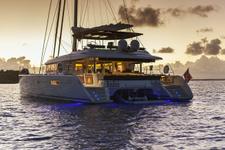 A unique catamaran yacht