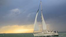 Sailing on Biscayne Bay in Miami