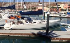 Escape from boisterous crowd onboard Dufour 455