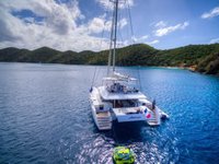 Have fun in Pristine water in BVIs aboard Lagoon 560