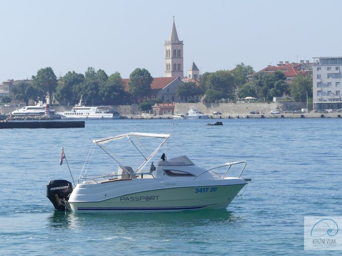 Zadar Motor Boat Rental Passport 430 cabin 36946 Sailo