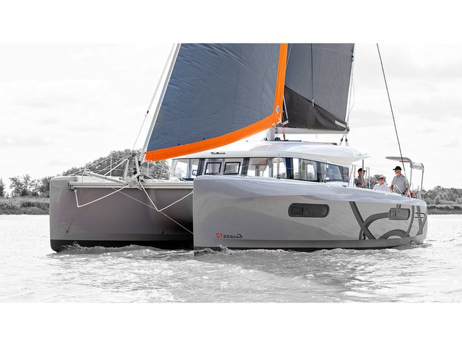 Go on a nautical adventure on this elegant sailboat