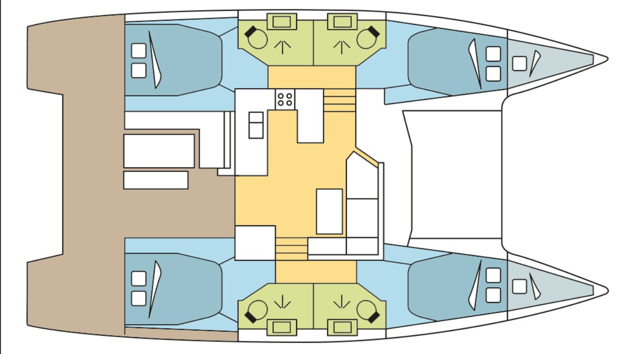 Rent this catamaran in Bahamas