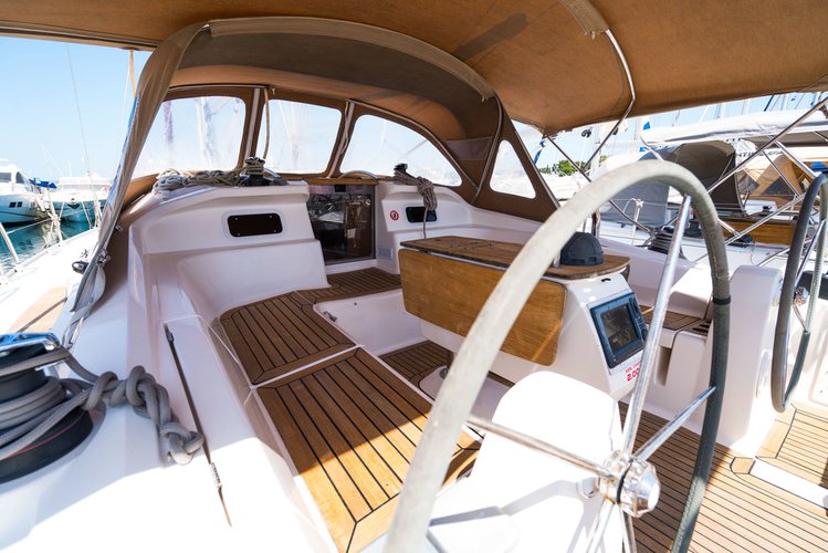 Sailing is a pleasure on a superb sailboat for rent