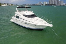 Explore Miami Beach aboard this huge and magnificent Luxury Silverton Yacht
