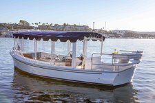 New Elegant Duffy Electric Boat Private Tours with Captain, Wine and Charcuterie Board in Marina del Rey, Los Angeles