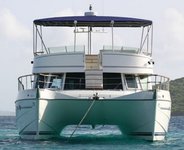 Bora Bora with our 48 ft yacht