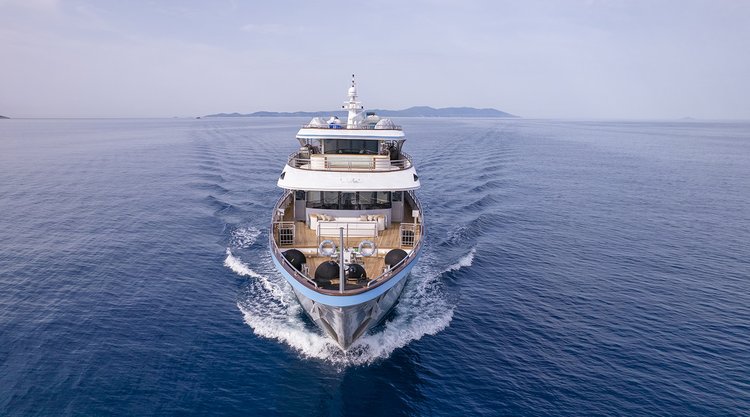 Up to 24 persons can enjoy a ride on this Motor yacht boat