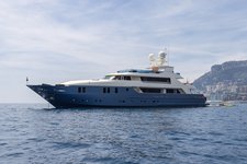 Yacht is a 41.8 m / 137′2″ luxury motor yacht
