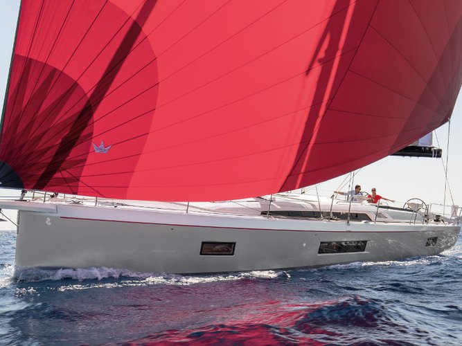 Go on a nautical adventure on this elegant sailboat