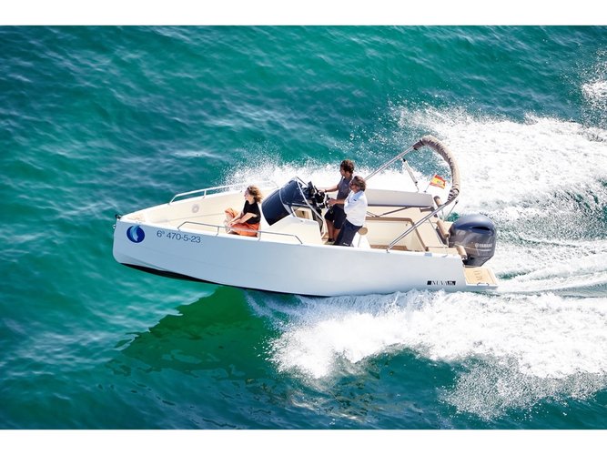 Take this awesome motor boat for a spin!