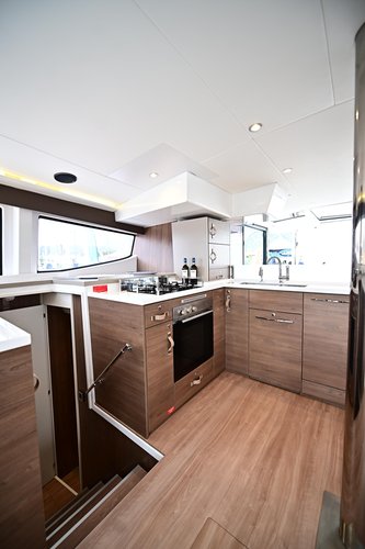Discover Salerno surroundings on this Bali 4.8  Bali Catamarans boat