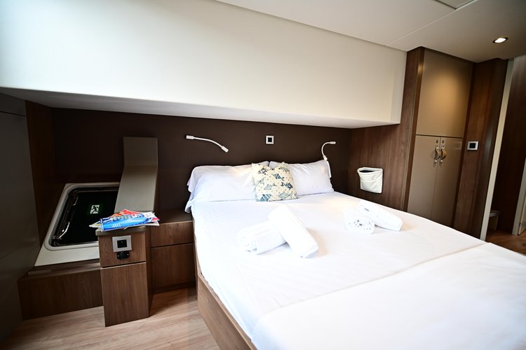 Discover Salerno surroundings on this Bali 4.8  Bali Catamarans boat