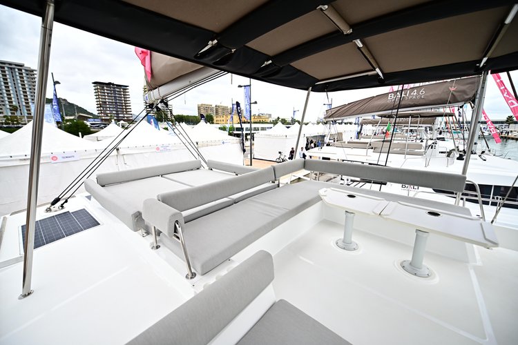 Catamaran boat for rent in Salerno