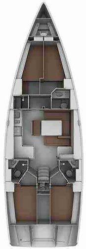Up to 9 persons can enjoy a ride on this Bavaria Yachtbau boat