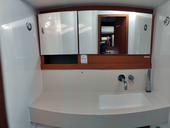 This 48.7' Dufour Yachts cand take up to 12 passengers around Campania