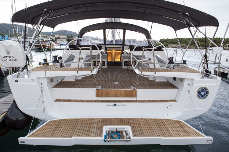 Sailing is a pleasure on a superb sailboat for rent