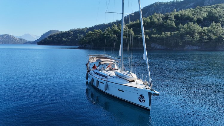 Sail Aegean, TR waters on a beautiful Jeanneau Sun Odyssey 419 - 3 cab.