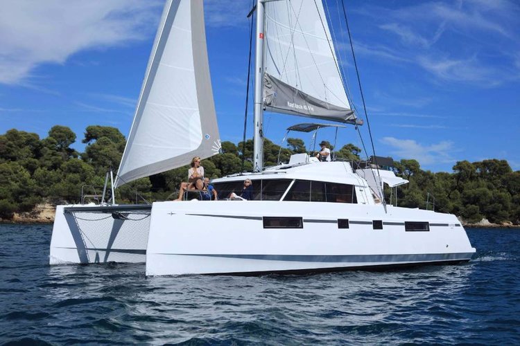Enjoy Aegean, TR to the fullest on our comfortable Nautitech Rochefort Nautitech 46 Fly
