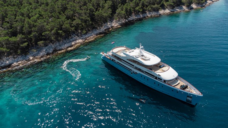 Discover Split surroundings on this Motoryacht  boat