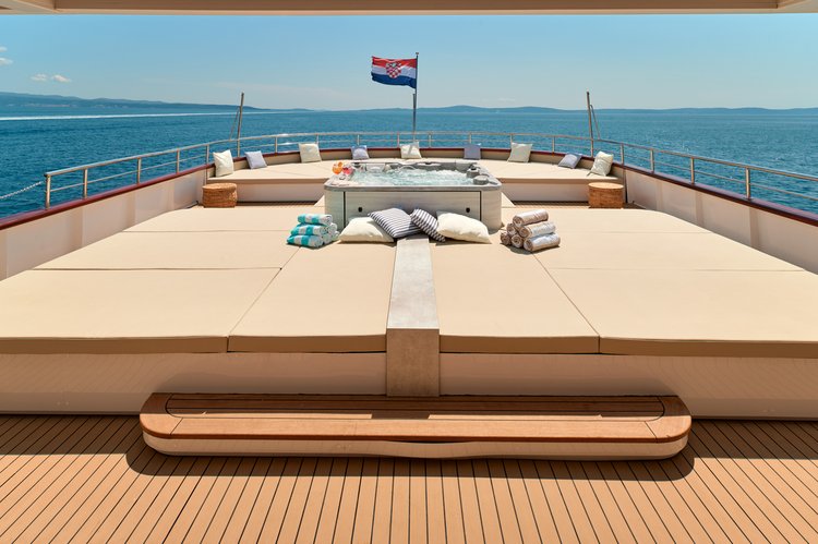 Motor yacht boat rental in ACI Marina Split, Croatia
