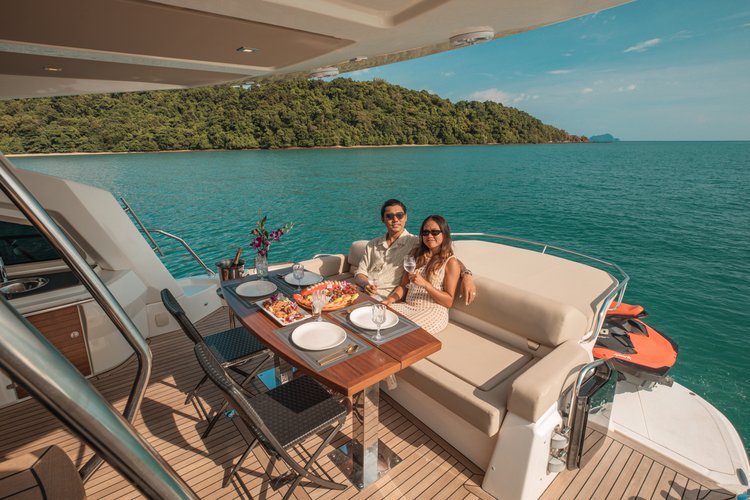 Boating is fun with a Motor yacht in Phuket