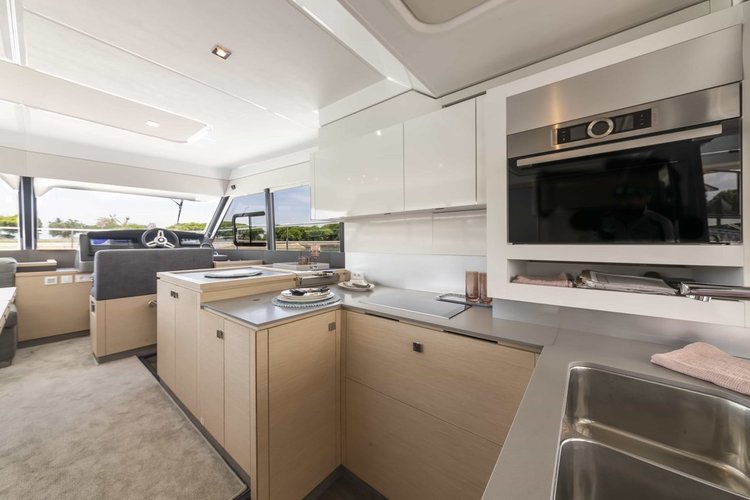 Catamaran boat for rent in St Petersburg