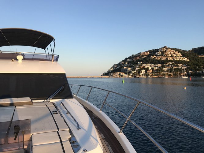 Motor yacht boat rental in Marina Naviera Balear, Spain