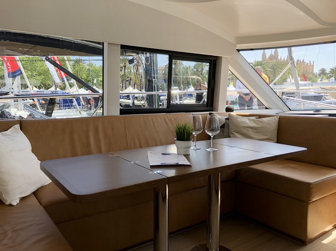 Motor yacht boat rental in Marina Naviera Balear, Spain