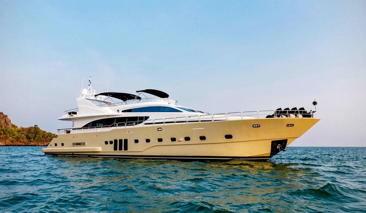Mega yacht boat rental in Phuket, Thailand
