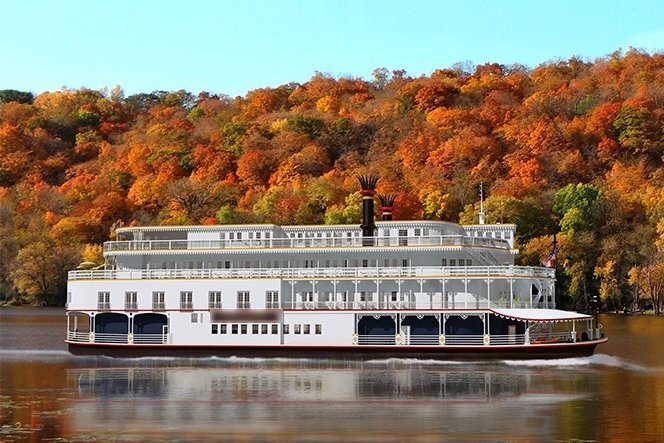 Travel in time on this luxurious ship