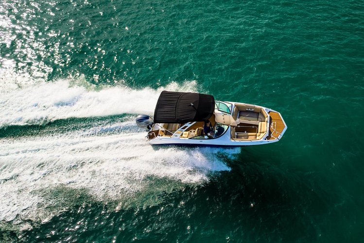 Boating is fun with a Deck boat in Miami Beach