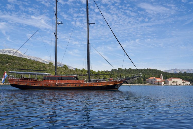 Discover Split surroundings on this Gulet  boat