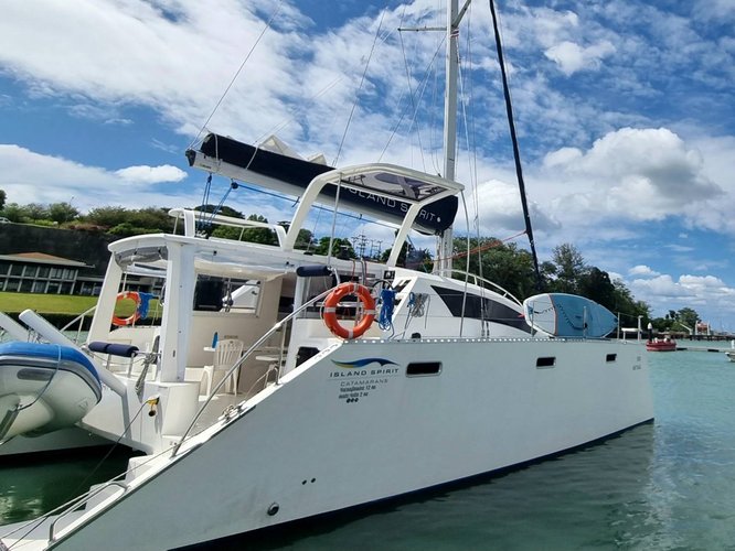 Climb aboard this sailboat for a great sailing experience!