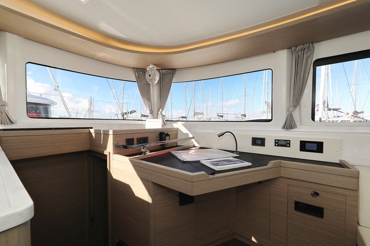 Discover Sukošan surroundings on this Lagoon 46  Lagoon boat