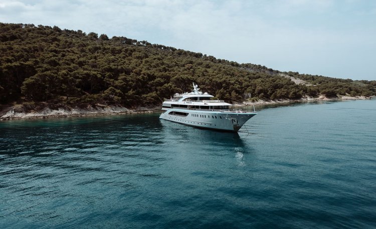 Up to 24 persons can enjoy a ride on this Motor yacht boat