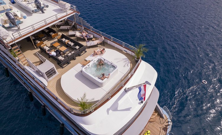 Discover Split surroundings on this Motoryacht  boat