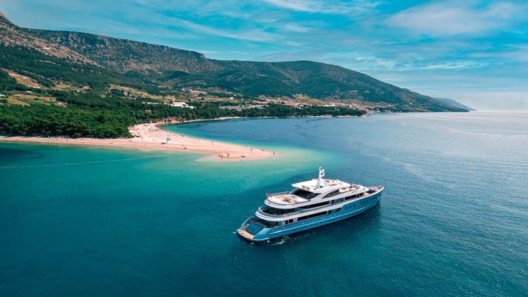 Motor yacht boat rental in ACI Marina Split, Croatia