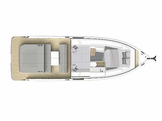 Explore Seget Donji on this beautiful motor boat for rent