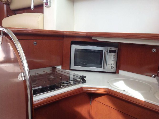 Discover Punat surroundings on this Prestige 36 Fly  boat