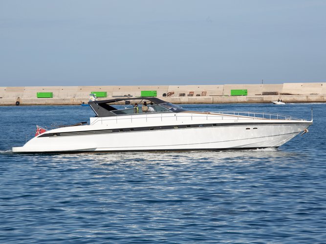 Climb aboard this motor boat for a great sailing experience!