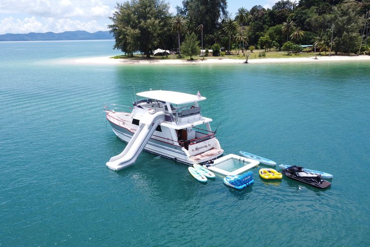 Boating is fun with a Motor yacht in Phuket
