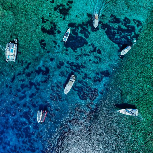 Discover Split surroundings on this Prestige 46 Jeanneau boat