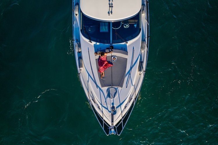 Motor yacht boat rental in Alimos Marina, Greece