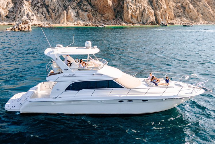 Cabo San Lucas Private 57ft Yacht with Open Bar & Snorkel