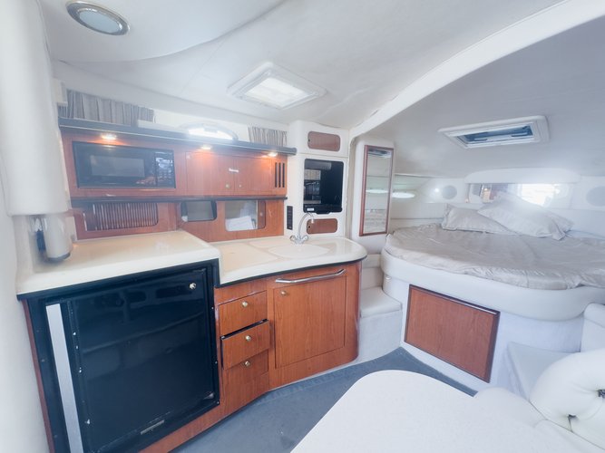 Discover Miami surroundings on this Searay Sundancer boat