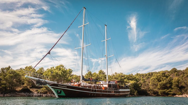 Discover Split surroundings on this Gulet  boat
