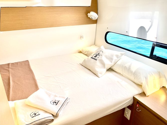 Discover Dènia surroundings on this Excess 11  boat
