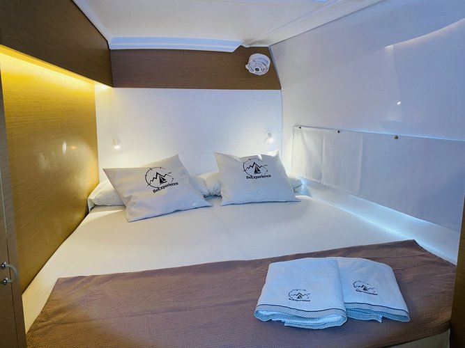 Up to 8 persons can enjoy a ride on this Catamaran boat