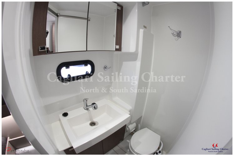 Catamaran boat rental in Marina di Cagliari, Italy